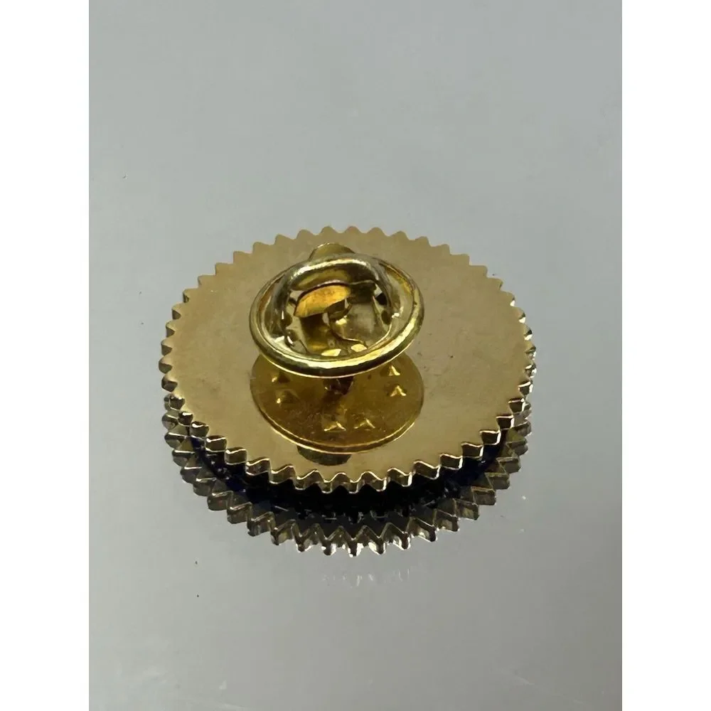 Vintage‎ Gold Tone Illinois State Police Memorial Park Enamel Lapel Pin